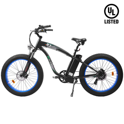 Hammer Electric Fat Tire Beach Snow Bike-senior - 1