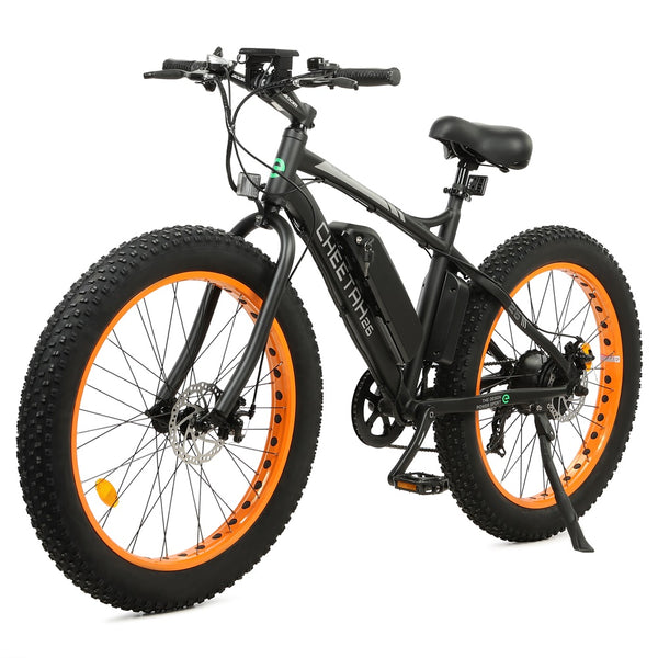 ECOTRIC 26 inch Fat Tire Beach Snow Electric Bike - Orange | ECOTRIC ...