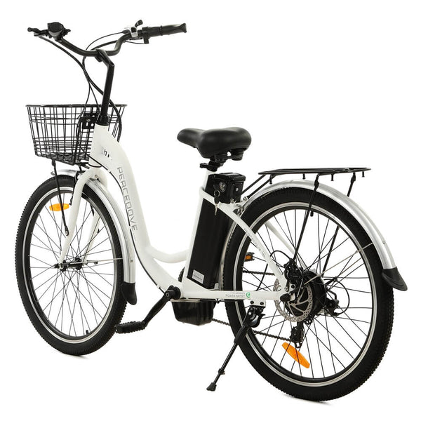 ECOTRIC 26 inch city Tire Electric Bike - White- | ECOTRIC Electric ...