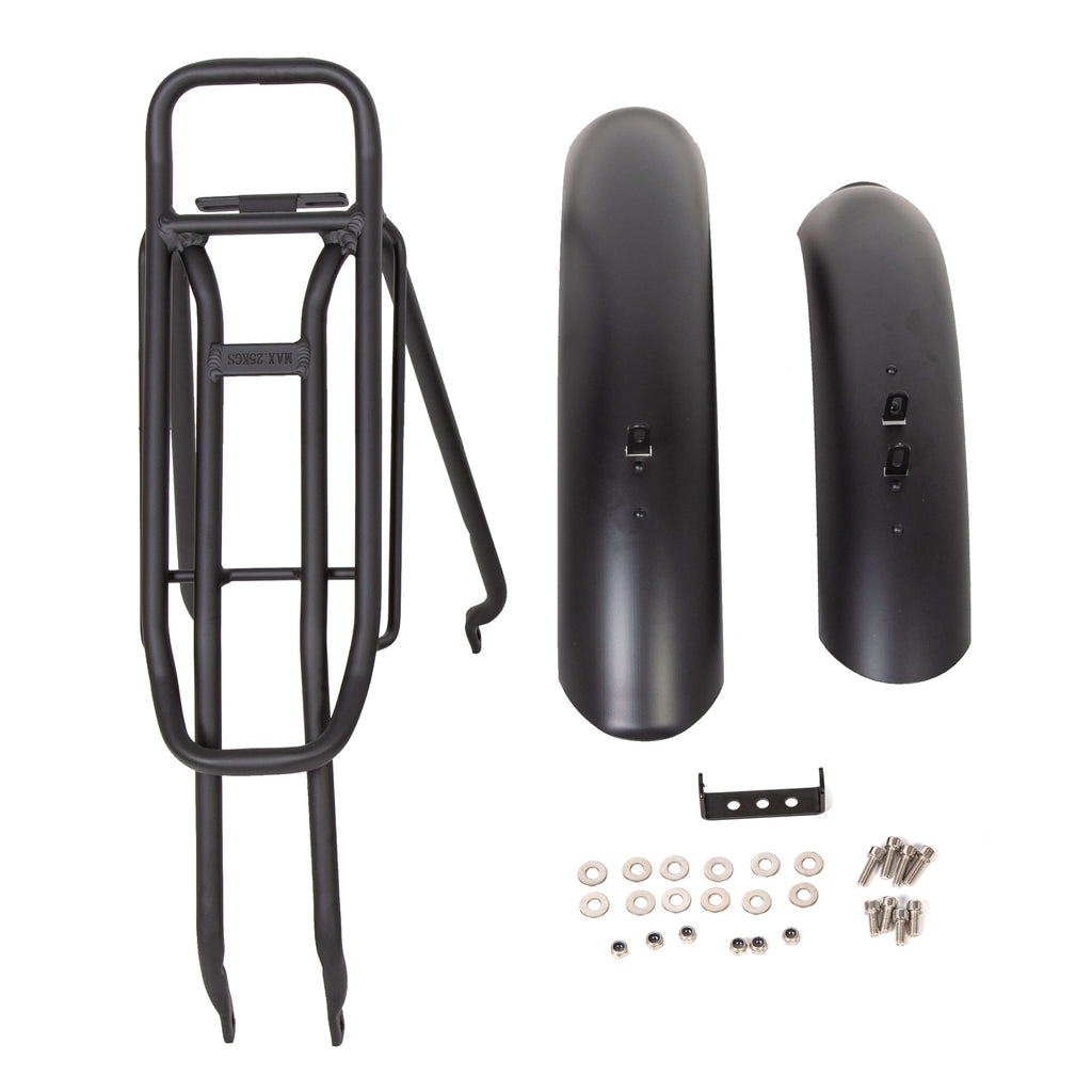 rear rack and fenders for 26inch fat beach snow bike and Rocket